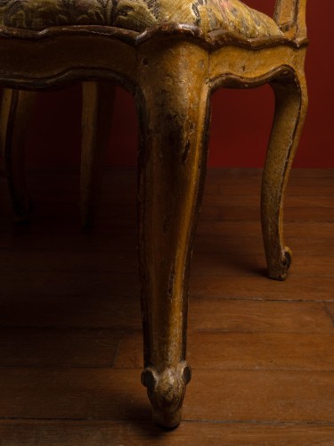 Set of six North-Italian chairs - 