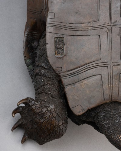 Asian Works of Art  - Five tortoises, signed by Murata Seimin