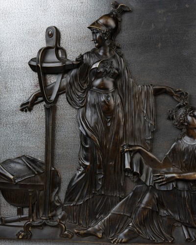 Reason guiding Science through Conscience - Sculpture Style Empire