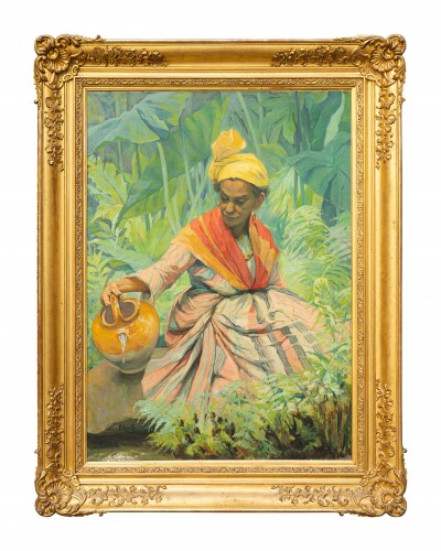 Guadeloupéenne à la cruche, par Emma Ruff (née en 1884)