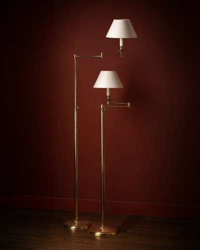Luminaires Lampe - Paire de liseuses en laiton doré