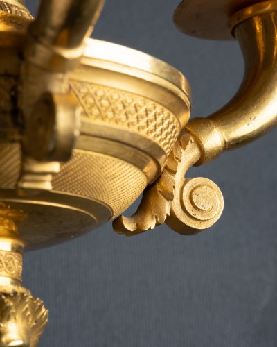 Paire d’appliques d’époque Empire Russe à tête de faune - Empire