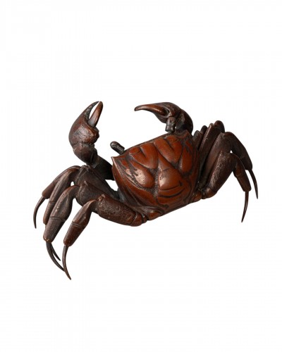 Crabe jizai d'époque Meiji