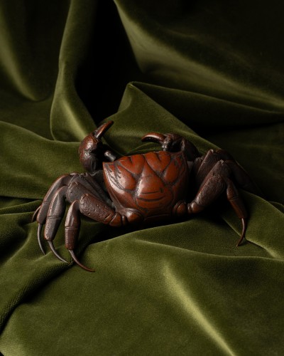 Asian Works of Art  - Meiji-period Jizai Crab
