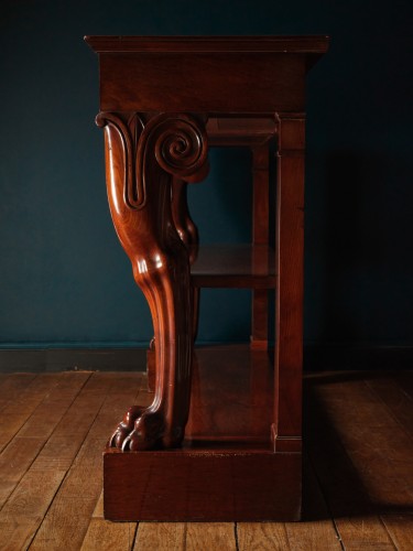 19th century - A Pair of Mahogany Console Tables, by Jacob-Desmalter