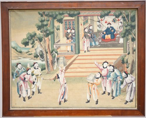 Asian Works of Art  - Seven Chinese Watercolors , late 18th early 19th century