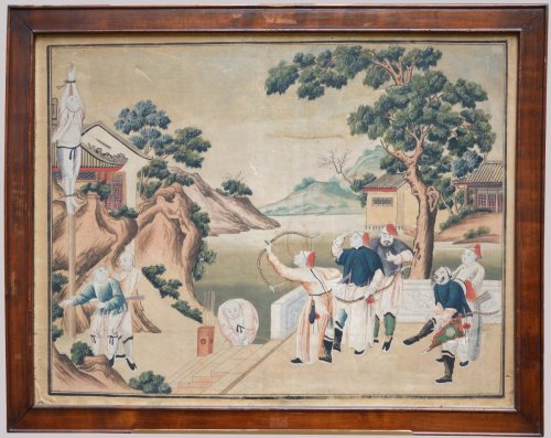 Seven Chinese Watercolors , late 18th early 19th century - 