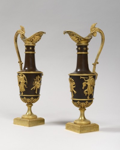 Claude Galle, pair of ewers - Decorative Objects Style Empire