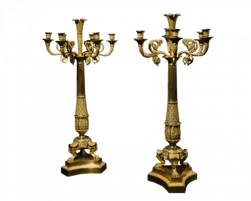 Paire de candélabres - Attribués à Pierre-Philippe Thomire (1751-1843)