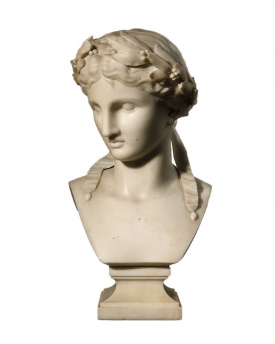 Bust of Fame - marble early 19th century  