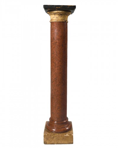 Scagliola Column - 19th century