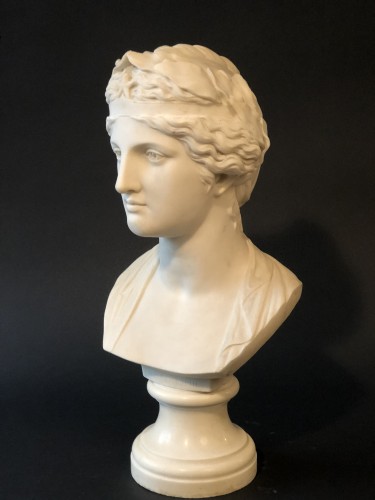 Marble bust representing the muse Urania - late 19th century   - Napoléon III