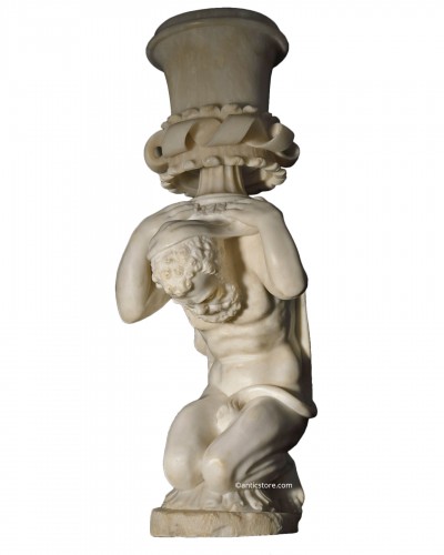 Hercule représenté sous forme d'atlante - XIXe siècle