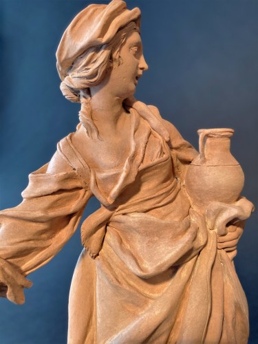  Terracotta representing a woman - 18th century Southern Italy - 