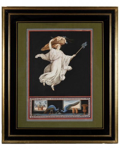 Michelangelo Maestri - Paire de figures allegoriques