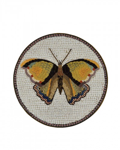 Giacomo Raffaelli (1753-1836) - Micromosaïque au papillon