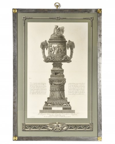 Engravings & Prints  - Set of three framed engravings by Piranesi    