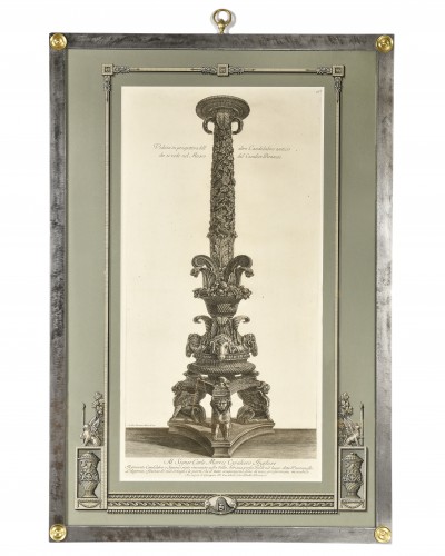 Engravings & Prints  - Set of three framed engravings by Piranesi    