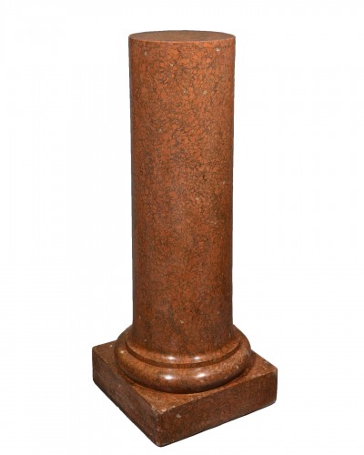 Scagliola column 
