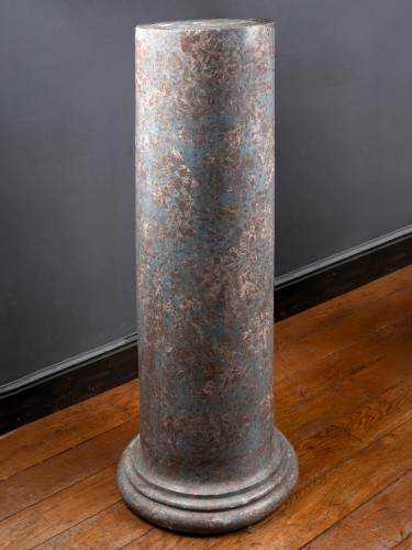 Scagliola Column - 19th century