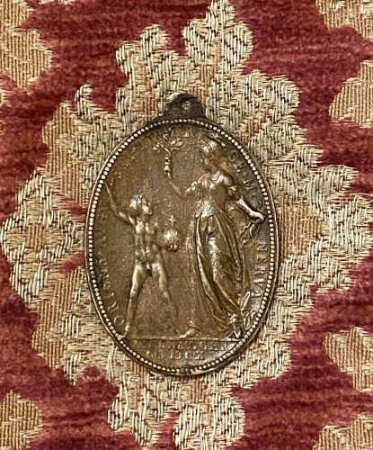 Guillaume Dupré (1576-1643) - Medal of child Louis XIII  - Collectibles Style Louis XIII