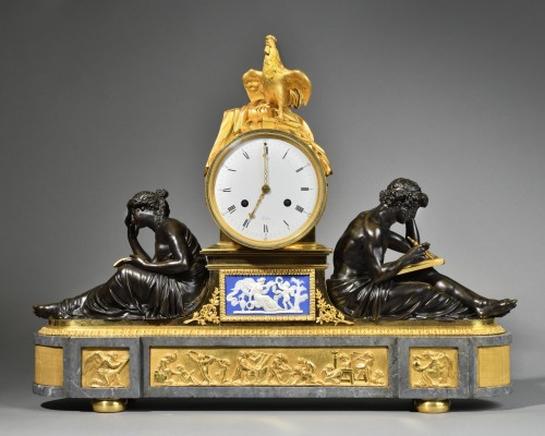 Pendule à l’Étude – Robert Robin et François Rémond vers 1790 - Horlogerie Style Directoire