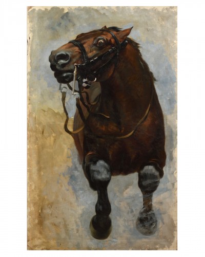 Victor Morelli Sanchez Gil (1860-1936) – Equestrian study