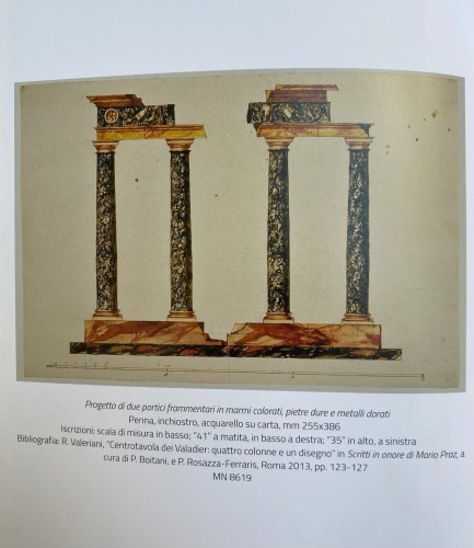 Sculpture  - Ruin of a temple - Guiseppe or Luigi Valadier - circa 1780