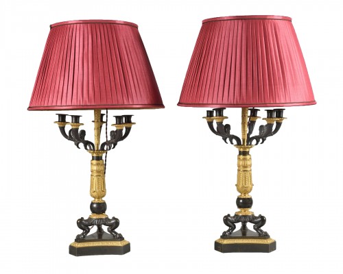 Paire de lampes – époque Restauration