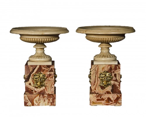 Pair of marble tazze - Roma, 18th century