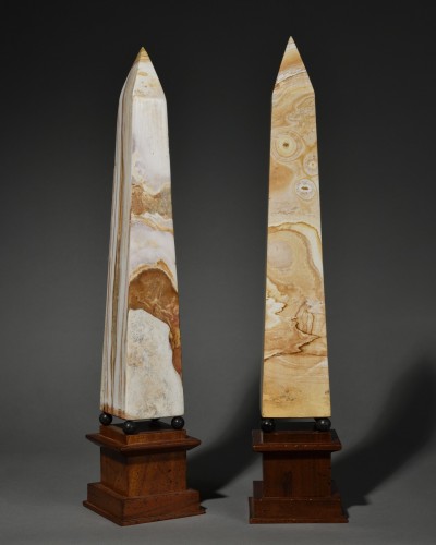 Pair of art deco obelisks - Decorative Objects Style 