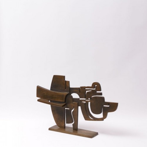 Sculpture Sculpture en Bronze - "Profil" - Fred Perrin (1932-2022)