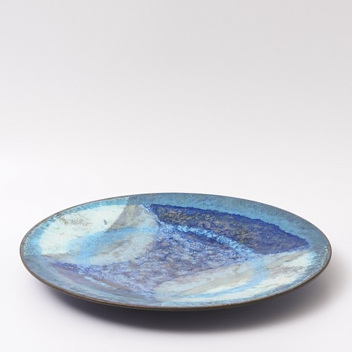 Large Enamel on Copper Bowl by Ragna Sperschneider (1928-2003) - 