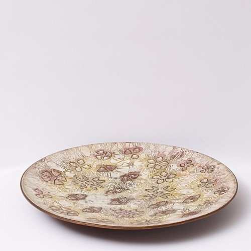 Decorative Objects  - Large Enamel on Copper Bowl by Ragna Sperschneider (1928-2003)