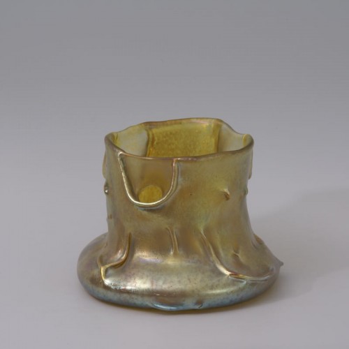 Vase art-nouveau en verre irisé de Johann Loetz Witwe Autriche vers 1902 - Verrerie, Cristallerie Style Art nouveau