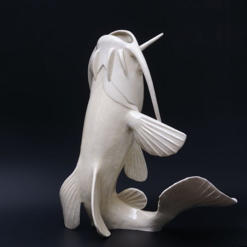 Art-Deco Sculpture by E.-M. Sandoz, edited by Porcelaine de Paris - Art Déco