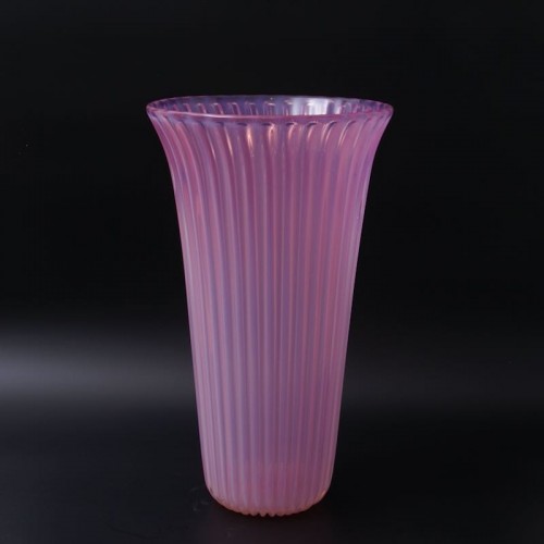Grand vase en verre d'Archimede Seguso (Murano) - Verrerie, Cristallerie Style Années 50-60