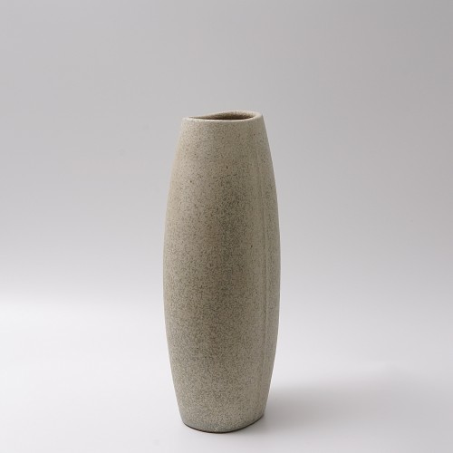 Porcelain & Faience  - Emblematic Stoneware &quot;Cyclades&quot; Vase by Edouard CHAPALLAZ