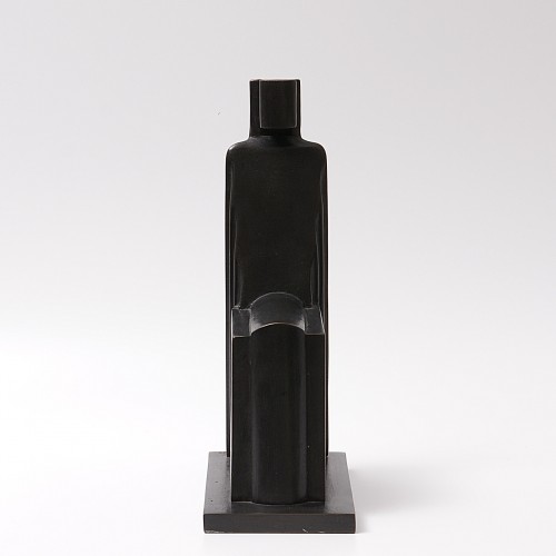 Figure assise, bronze original de Manuel Torres (1938-2018) - Galerie Latham