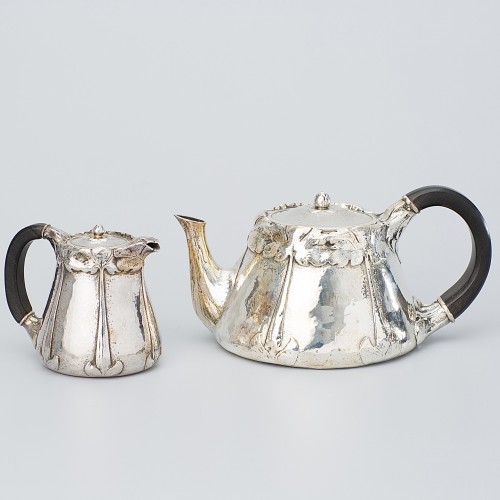 Art Nouveau Tea Set by Frédéric Boucheron - silverware & tableware Style Art nouveau