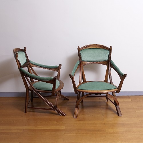 Ensemble de salon "Style sapin" comprenant un canapé et deux fauteuils - Galerie Latham