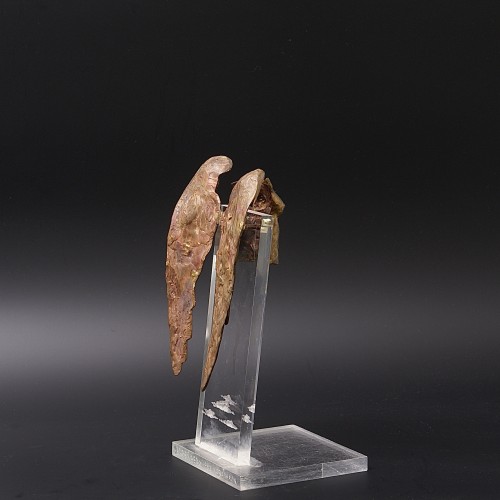 Sculpture Sculpture en Bronze - "Coeur brisé" sculpture en bronze doré de Torben Hardenberg