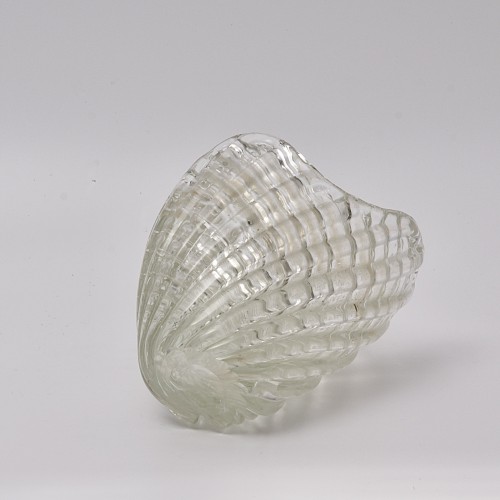Vase asymétrique "Diamante" en verre transparent de Paolo Venini 1934-36 - Art Déco