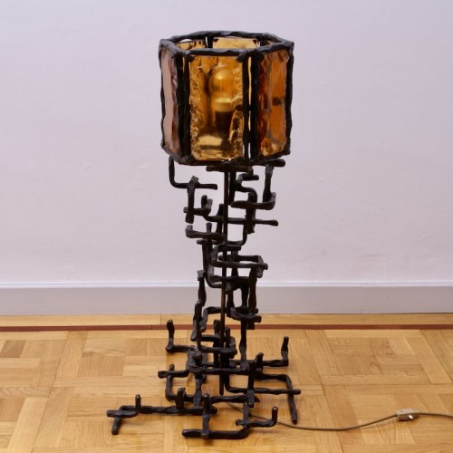 Brutalist Lamp by Marcello FANTONI (1915-2011)  - Lighting Style 50