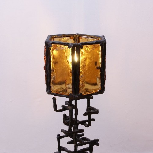 Lighting  - Brutalist Lamp by Marcello FANTONI (1915-2011) 