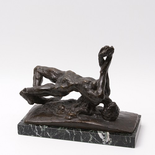 XXe siècle - "Le Sarment" bronze de d'Auguste de Niederhäusern dit Rodo 1912