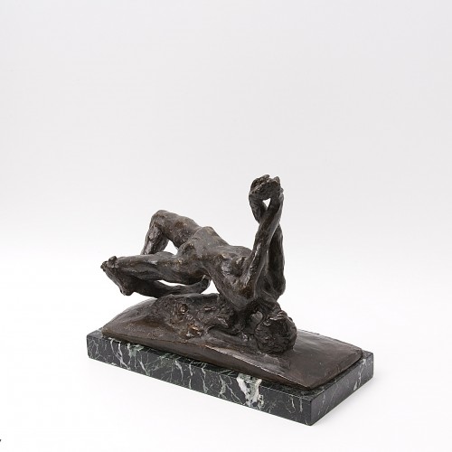 Art nouveau - "Le Sarment" bronze de d'Auguste de Niederhäusern dit Rodo 1912