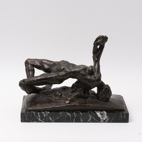 Antiquités - "Le Sarment" bronze de d'Auguste de Niederhäusern dit Rodo 1912