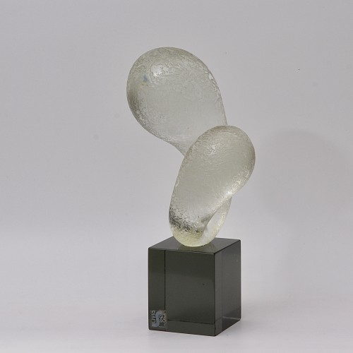 "Embrione" sculpture en verre de Livio SEGUSO, 1972 - Galerie Latham