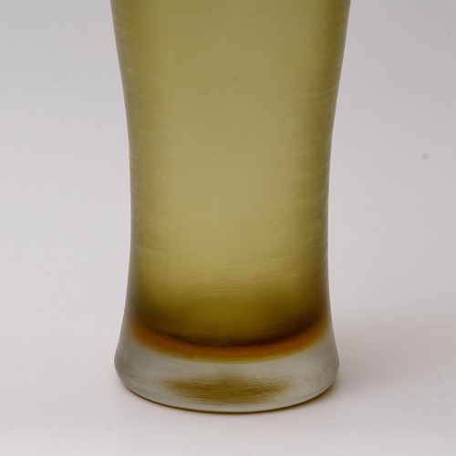 Glass & Crystal  - Large Inciso Glass Vase by Paolo Venini, Murano, 1956